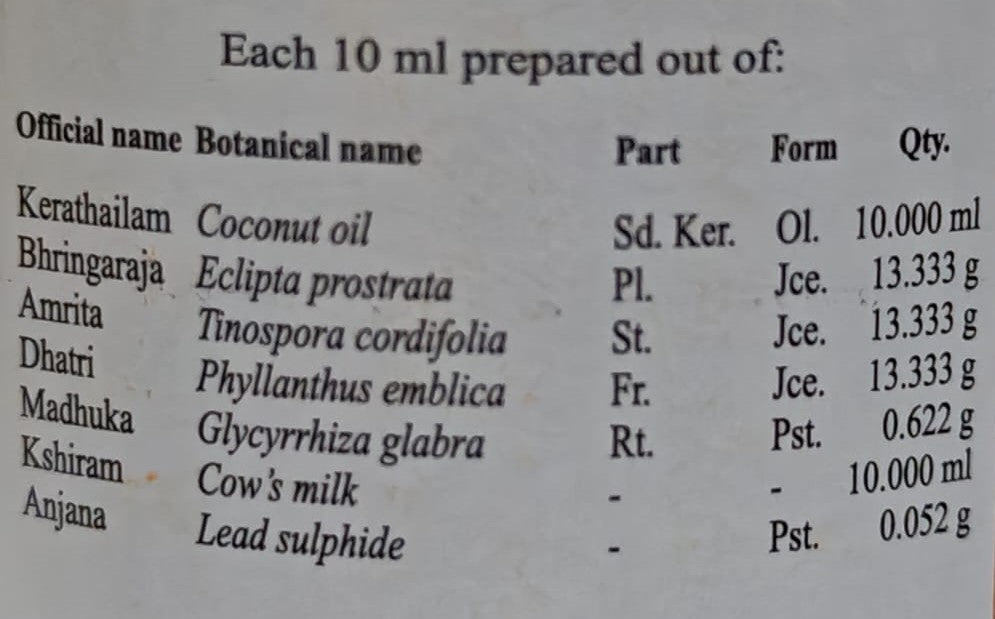 Kayyanyadi Keratailam 200ml