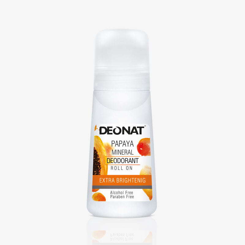 Deonat Papaya Mineral Deodorant Roll On 65ml
