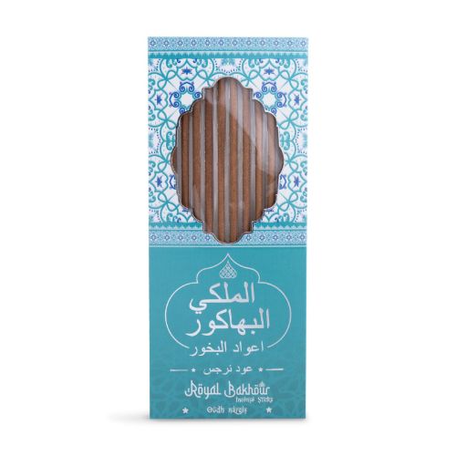 Royal Bakhour Premiere Incense Sticks, Oudh Nargis - 12 sticks