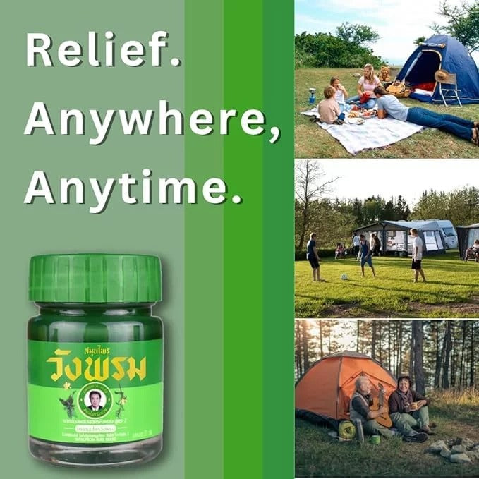 Wang Prom Green Herbal Massage Balm 50g