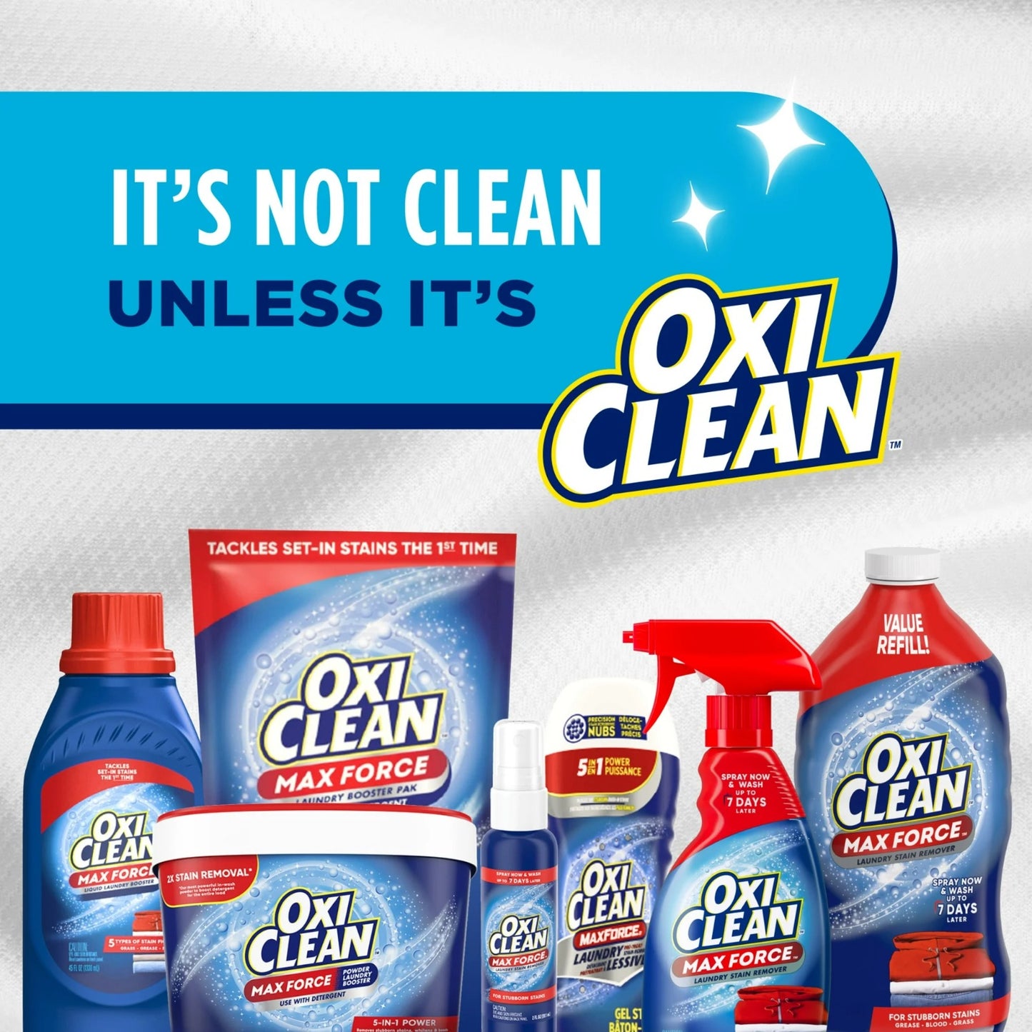 OxiClean Max Force Laundry Stain Remover Spray, 12 fl oz