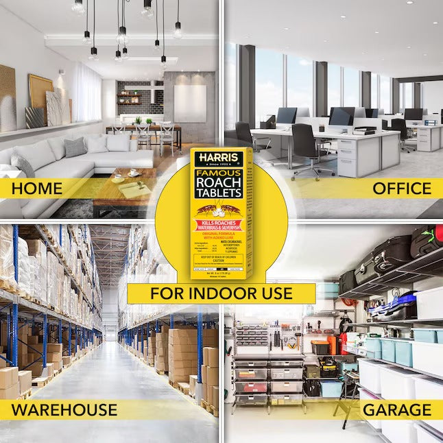 Harris Famous Roach Killing Deet Free Indoor Tablets 6 Ounce(s)