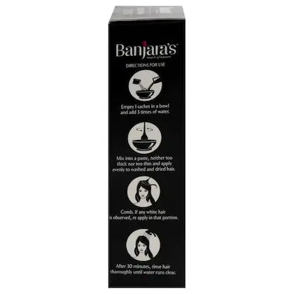Banjara's Black Henna-Brazilian Black - 54g(6*9g)