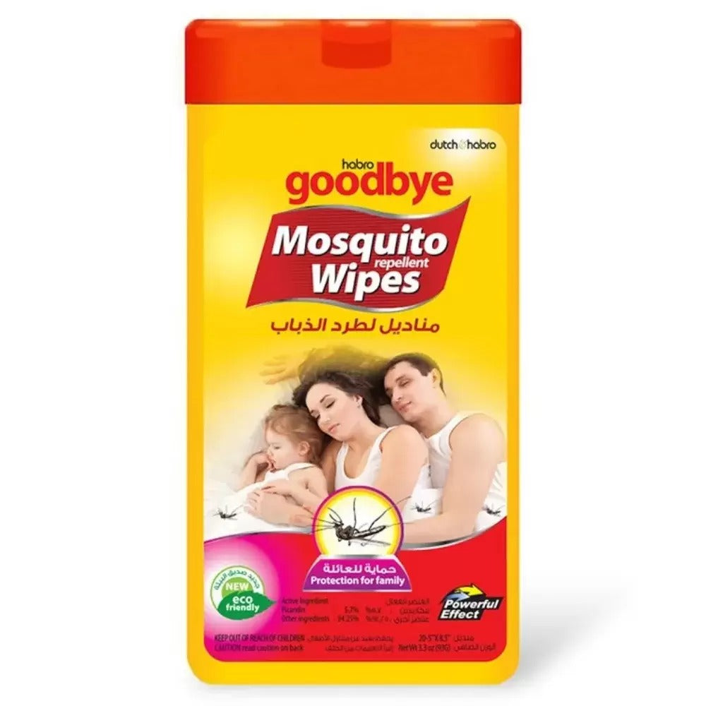 Habro Goodbye Mosquito Repellent Wipes- 93gms