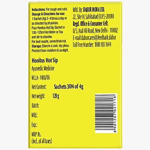 Dabur Honitus Ayurveda Kaadha, 30 Sachets