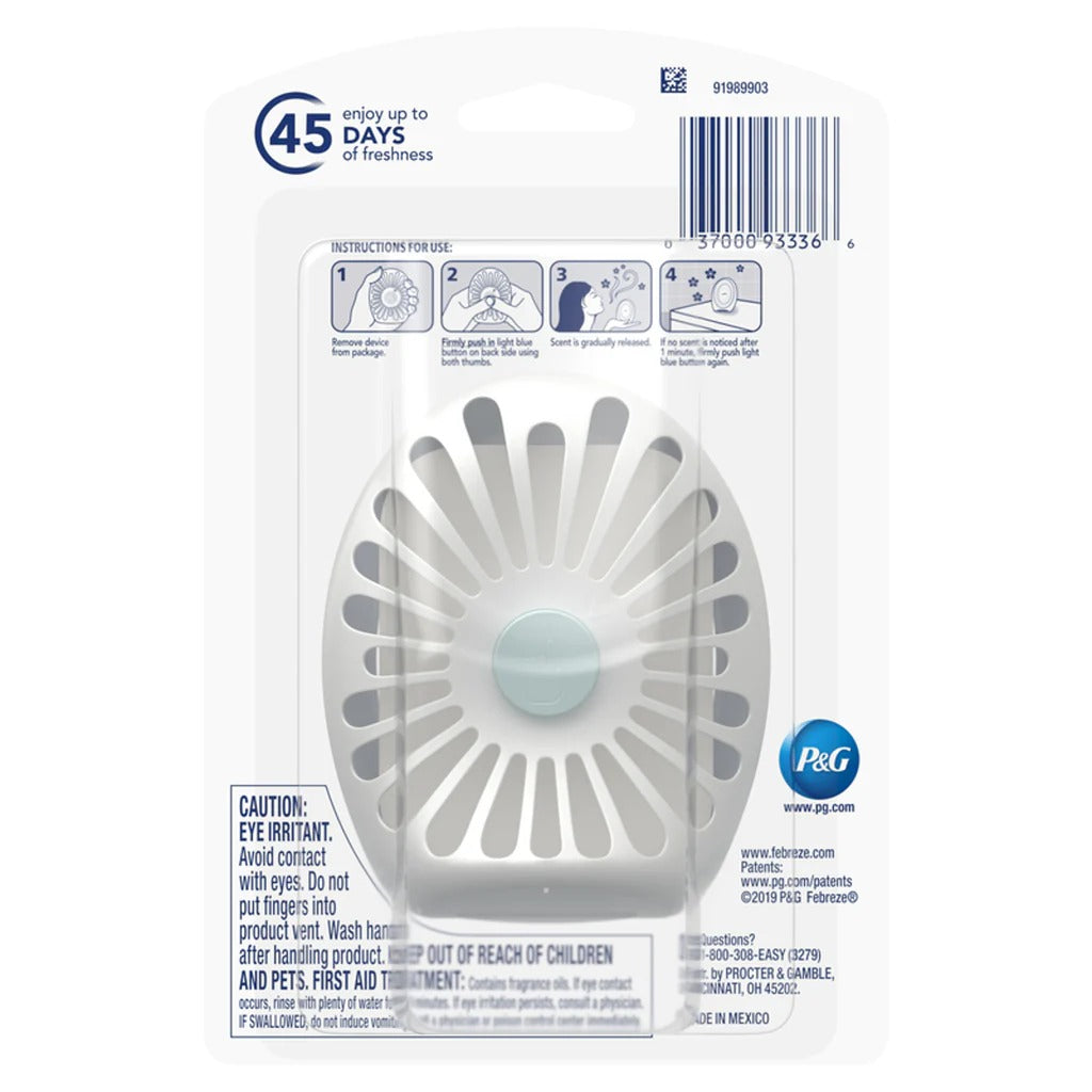 Febreze Small Spaces Linen & Sky Scent Air Freshener 0.25 oz