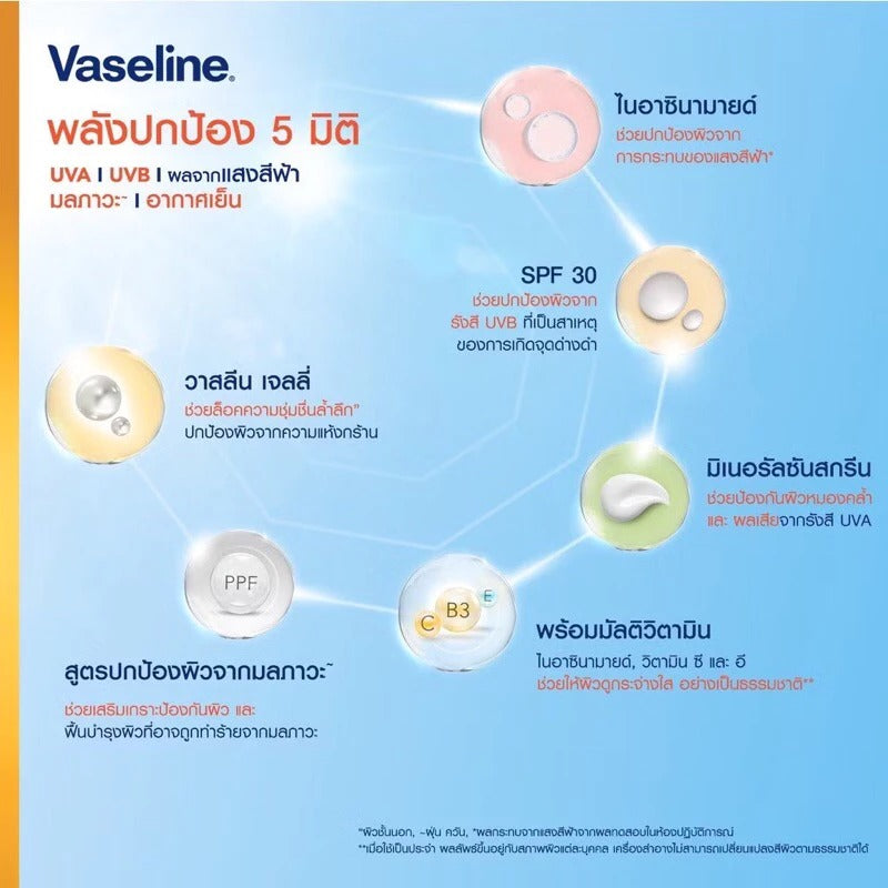 Vaseline Healthy Bright Serum SPF50 PA+++ Sun + Pollution Protection 30ml