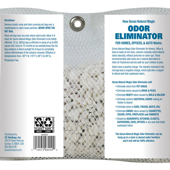 Gonzo Natural Magic Odor Eliminating Rocks - 32 oz