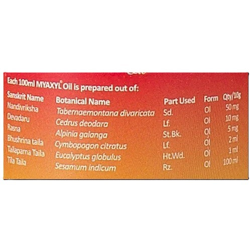 Myaxyl Pain Relief Oil - 60 ml