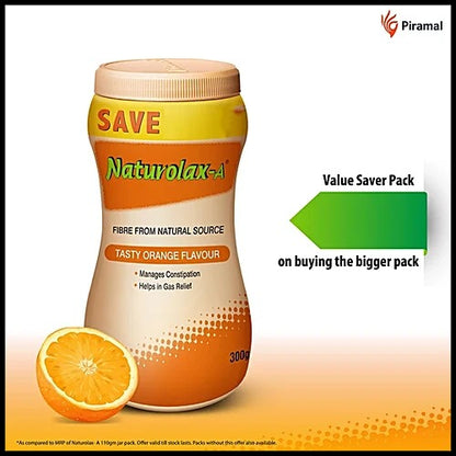 Naturolax Isabgol Husk Powder - Orange, 300 g