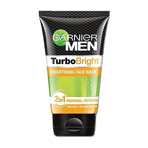 Garnier Men Tubro Bright Face Wash - Removes Impurities, 100 g