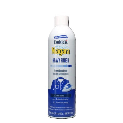 Faultless Niagara Heavy Finish Ironing Spray Starch, 585ml