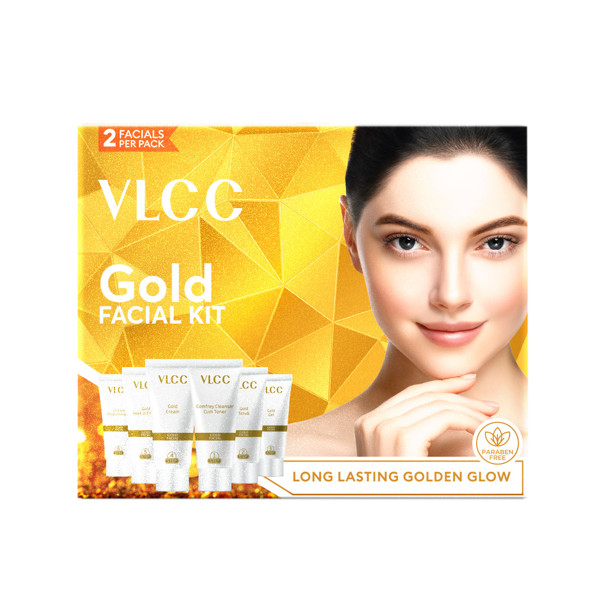 Gold Facial Kit For Luminous & Radiant Complexion - 60 g