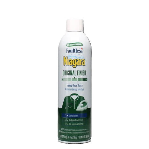 Faultless Niagara Original Finish Ironing Spray Starch, 585ml