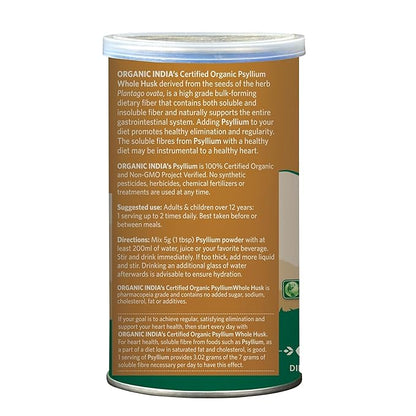 Organic India Psyllium Whole Husk Isabgol 100g