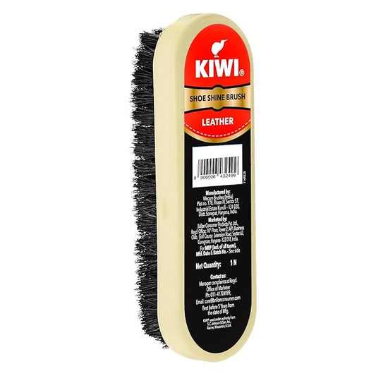 KIWI Shoe Brush Multicolour, Wood Shine, 1 Piece