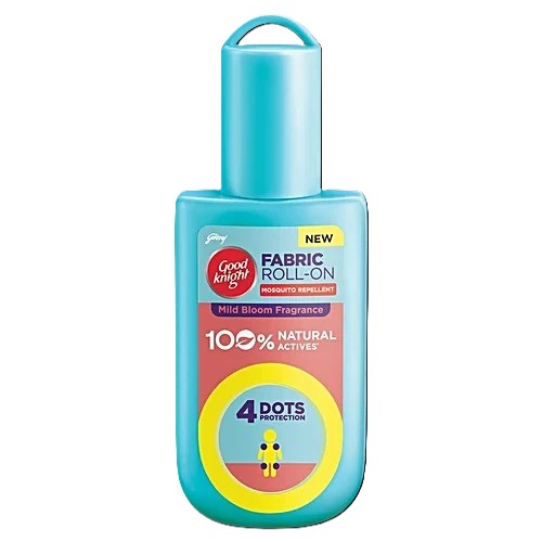 Good Knight Mild Bloom Fabric Roll On - Personal Repellent, 8 ml