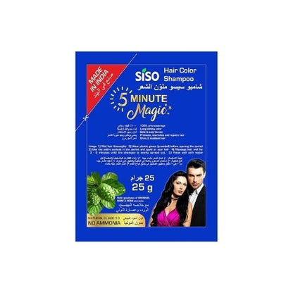 Siso 5 Minute Magic Hair Color 25g Natural Black