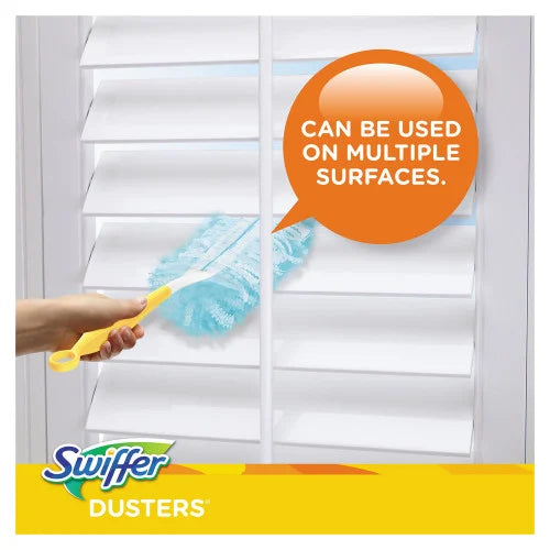 Swiffer Refill Dusters, Dust Lock Fiber, Light Blue, Unscented, 10/Box