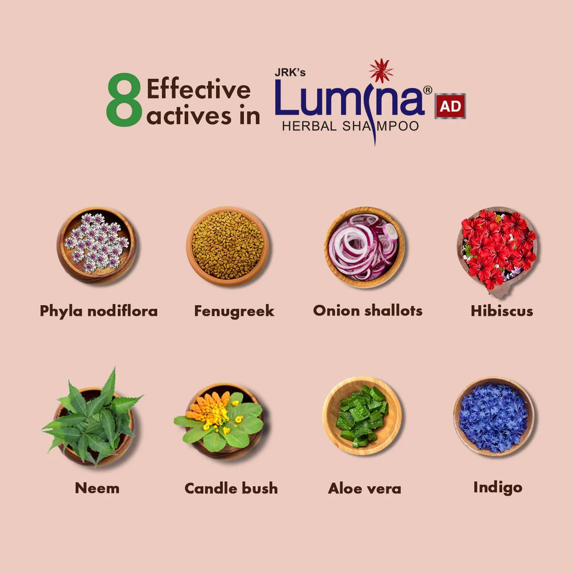 JRK's Lumina AD herbal shampoo 100ml