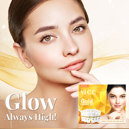 Gold Facial Kit For Luminous & Radiant Complexion - 60 g