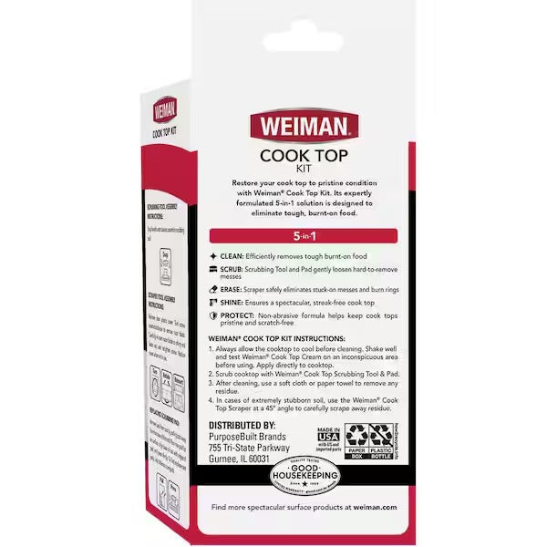 Weiman Glass Cook Top Cleaning Kit