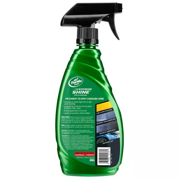Turtle Wax Express Shine Carnauba Car Wax Spray 16 Oz.