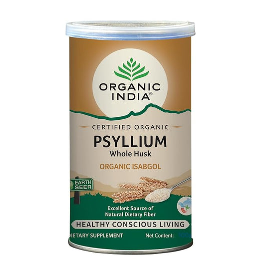 Organic India Psyllium Whole Husk Isabgol 100g