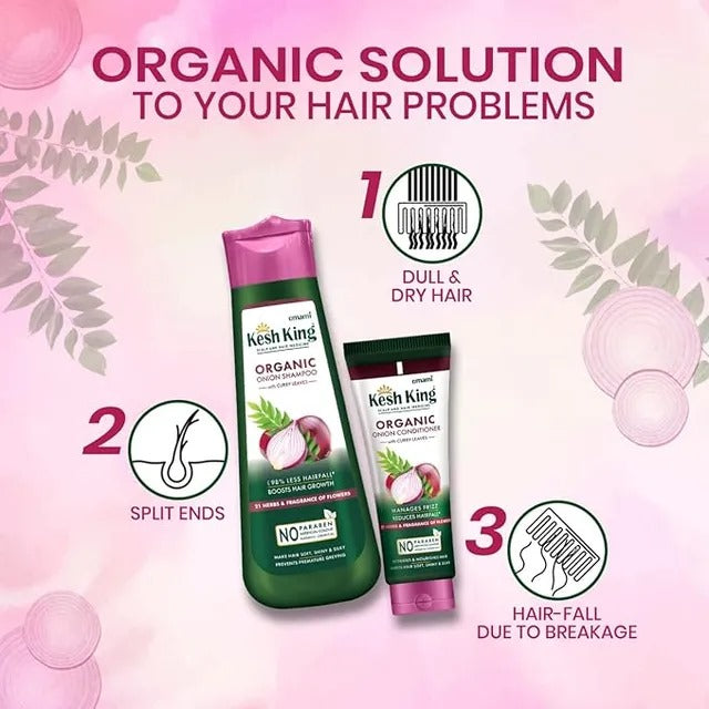 Kesh King - Organic Onion Conditioner With Curry Leaves - 200 ml