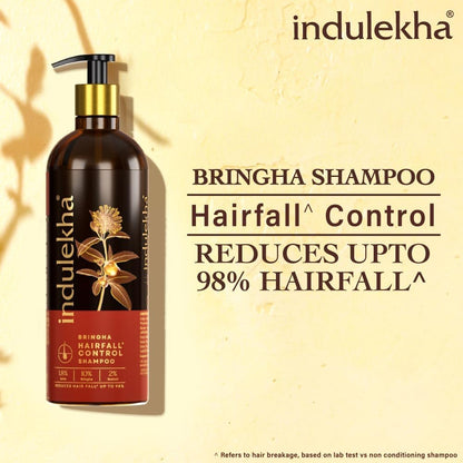 Indulekha Bringha Shampoo, Proprietary Ayurvedic Medicine for Hair Fall, 340ml