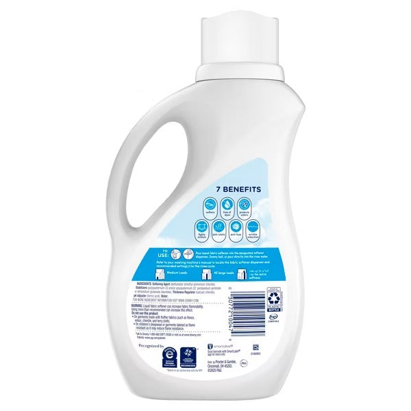 Downy Free & Gentle HE Compatible Ultra Liquid Fabric Softener, 66 FL OZ