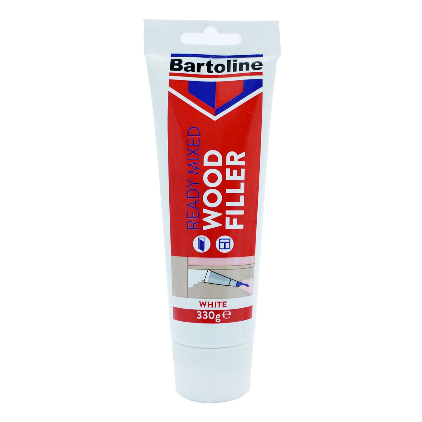 Bartoline Ready Mixed Wood Filler Tube White 330g