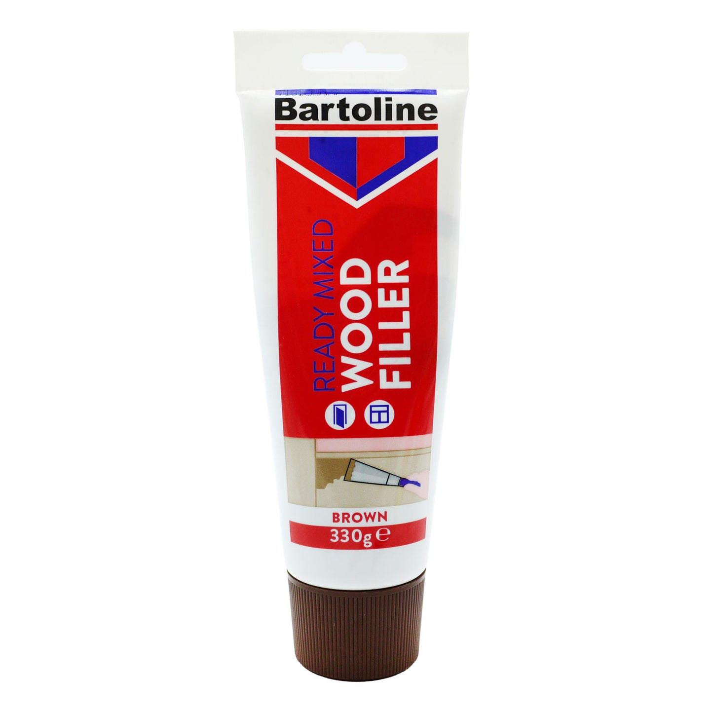 Bartoline Ready Mixed Wood Filler Tube Brown 330g
