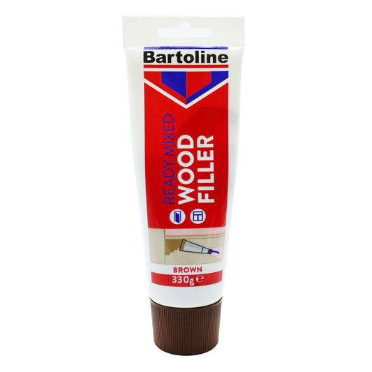 Bartoline Ready Mixed Wood Filler Tube Brown 330g