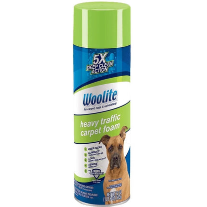 Woolite Heavy Traffic Fresh Scent Carpet Cleaner 22 oz Foam