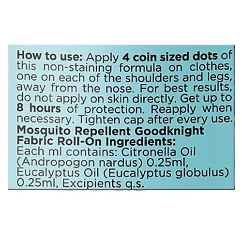 Good Knight Mild Bloom Fabric Roll On - Personal Repellent, 8 ml