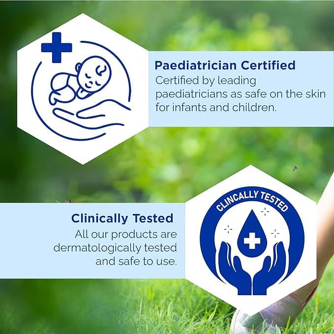 Odomos Cream - Non-Sticky Mosquito Repellent With Vitamin E & Almond, 100 g Tube