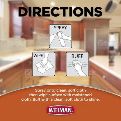 Weiman Cabinet & Wood Clean & Shine 482g