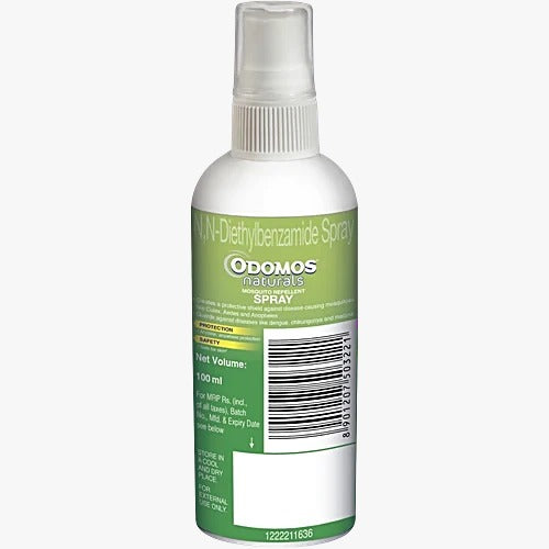 Odomos Naturals Mosquito Repellent Spray, 100 ml