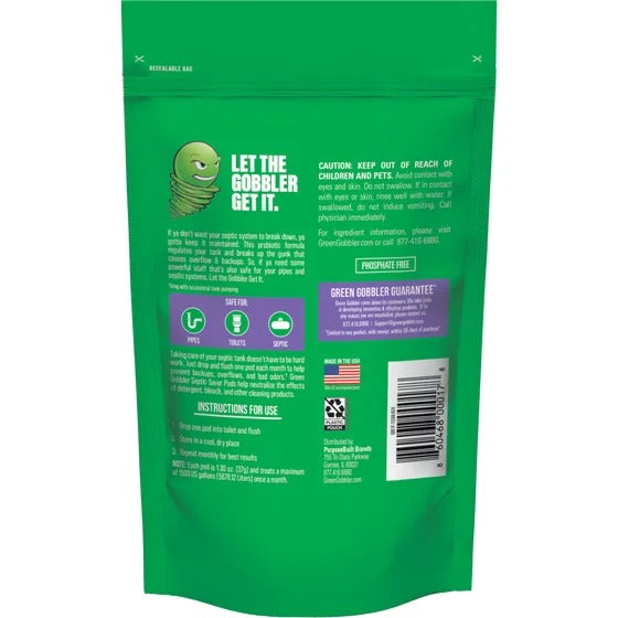 Green Gobbler Tablet Septic System Cleaner 6 ct