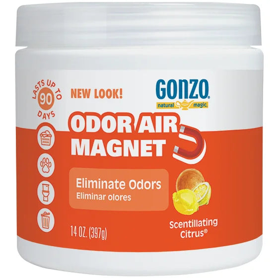Gonzo Natural Magic Citrus Scent Odor Absorber 14 oz Gel