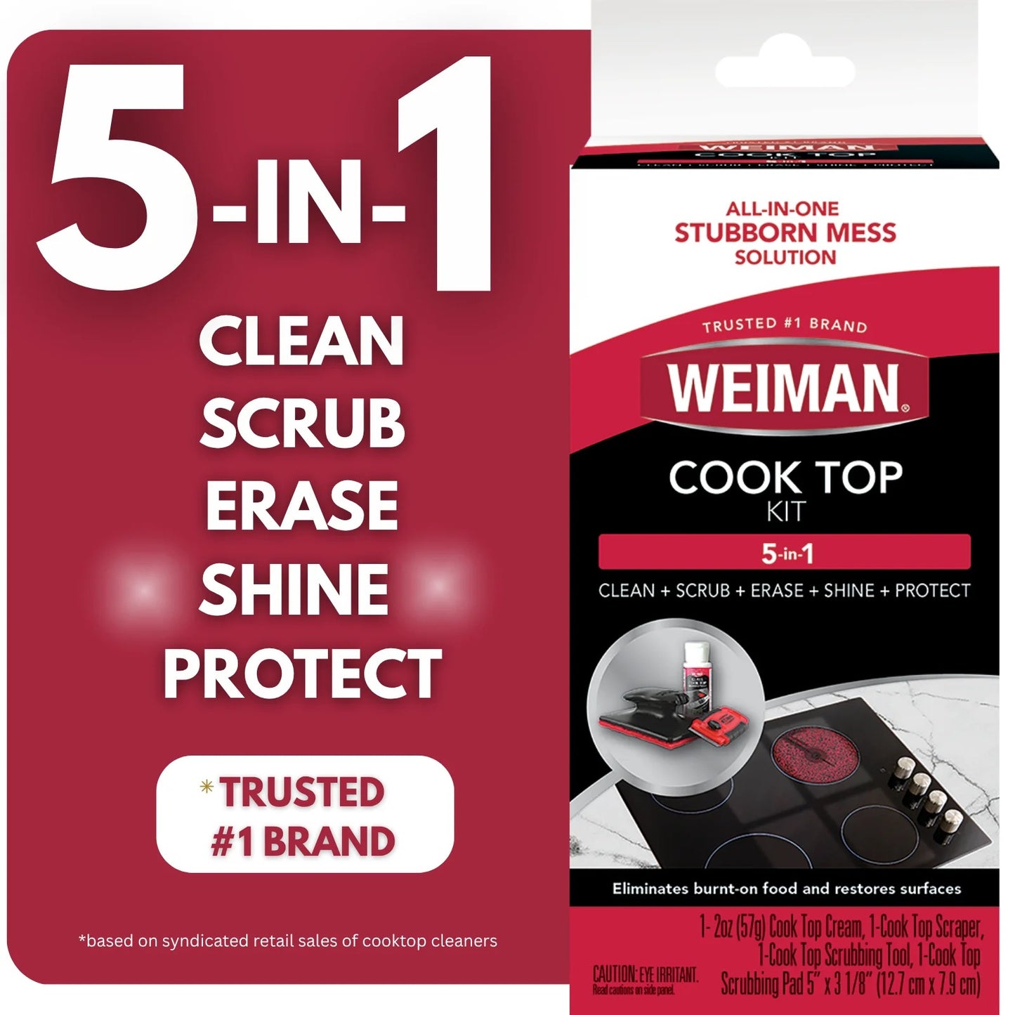 Weiman Glass Cook Top Cleaning Kit