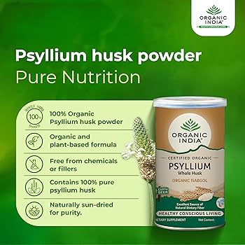 Organic India Psyllium Whole Husk Isabgol 100g