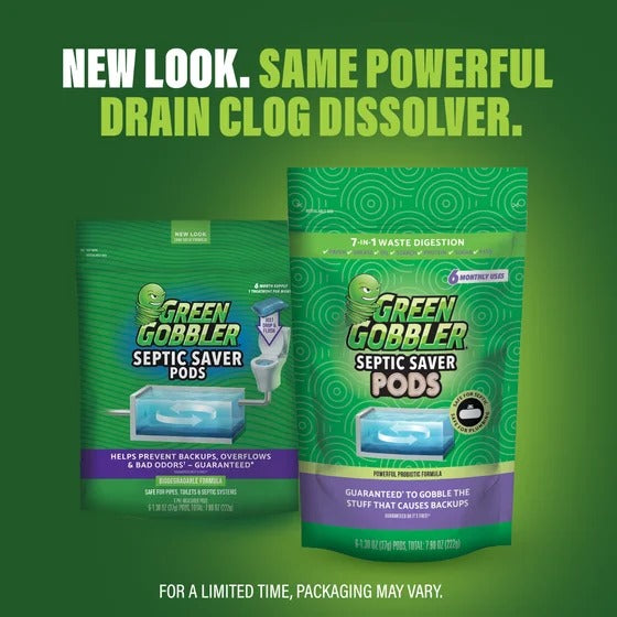 Green Gobbler Tablet Septic System Cleaner 6 ct