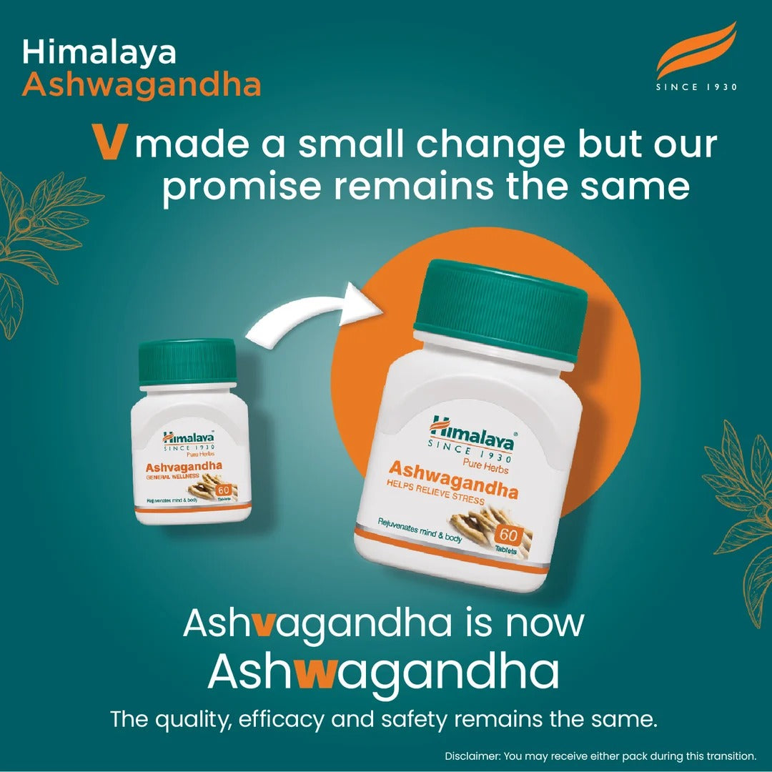Himalaya Ashwagandha - 60 Tablets
