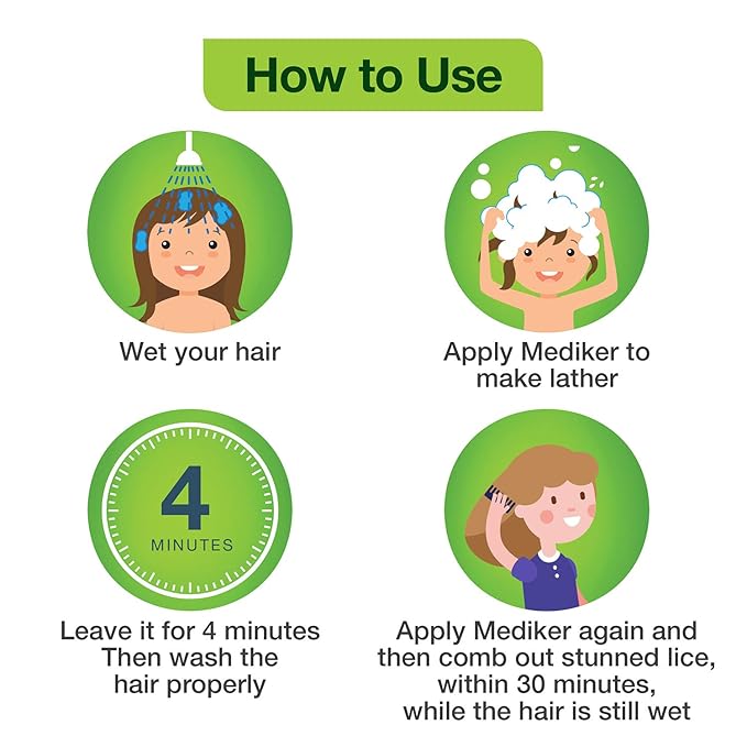 Mediker Anti-Lice Treatment Shampoo, 50 ml