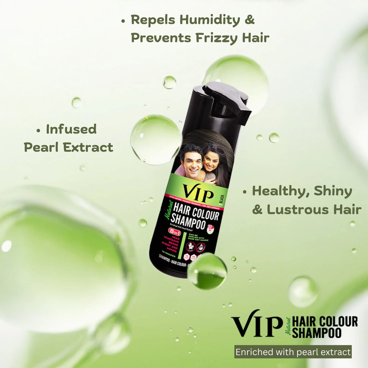VIP Hair Colour Shampoo 180ml