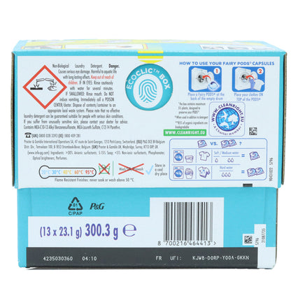 Fairy Non Bio Washing Pods Sensitive 13 Washes