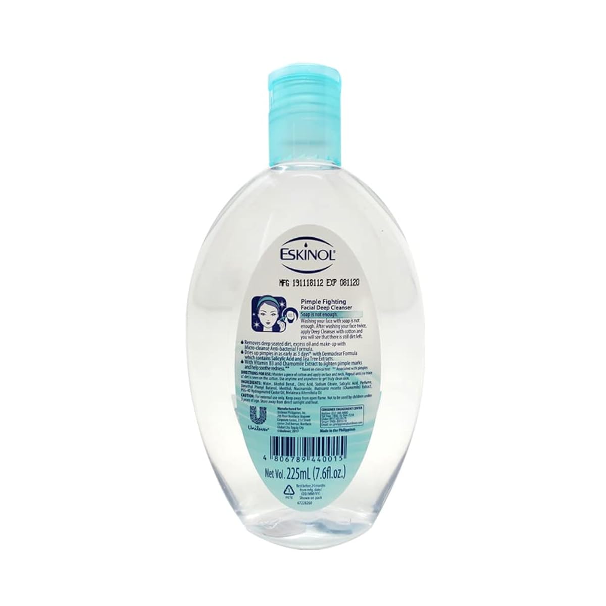 ESKINOL Pimple Fighting Facial Deep Cleanser 225ml