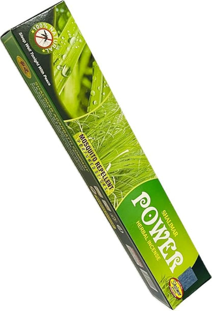 Shalimar Power Herbal Mosquito Repellent Perfumed Incense Sticks, 120 Sticks
